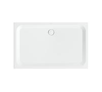 Plato de ducha rectangular BetteUltra con soporte mínimo de bañera, 1600x1000x35mm, 5967-000T1, Color: Blanco