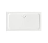 Plato de ducha rectangular BetteUltra con soporte mínimo de bañera, 1600x900x35mm, Glaze Plus, 5961-440PLUS,T1, Color: Nieve (blanco mate)