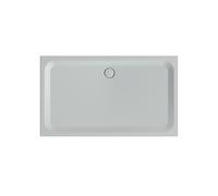 Plato de ducha rectangular BetteUltra con soporte mínimo de bañera, 1700x1000x35mm, 5806-002T1, Color: Manhattan