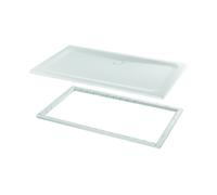Plato de ducha rectangular Bette Ultra con soporte mínimo de bañera, 2000x900x35mm, 5974, Color: Blanco