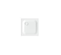Plato de ducha rectangular BetteUltra con soporte mínimo de bañera, 700x700x25mm, 5719-000T1, Color: Blanco