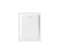 Plato de ducha rectangular BetteUltra con soporte mínimo de plato, 1300x1000x35mm, Glaze Plus, 5788-440PLUS,T1, Color: Nieve (blanco mate)