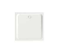 Plato de ducha rectangular BetteUltra con soporte mínimo de plato, 1300x1300x35mm, Glaze Plus, 5826-440PLUS,T1, Color: Nieve (blanco mate)