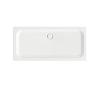 Plato de ducha rectangular BetteUltra con soporte mínimo de plato, 1600x750x35mm, Glaze Plus, 5953-440PLUS,T1, Color: Nieve (blanco mate)