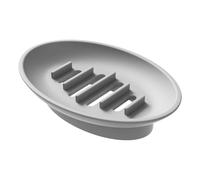 Plato De Jabón Autónomo De Silicona - Caja De Almacenamiento De Jabón De Baño | Accesorios De Ducha Bandeja De Barra | Caso De Repositorio De SUDS Sin Deslizamiento | Recipiente De Limpiador Drenable