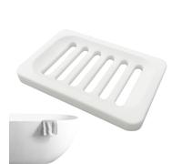 Plato de jabón, bandeja de jabón - Jabonera de silicona autodrenante - Mejora la experiencia de baño, bandeja de barra, organizador de esponja de fregadero para cocina, inodoros y