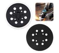 Plato de Lija 125 mm de 8 Agujeros, Disco de Lijado Profesional compatibile con Bosch PEX 300 AE y PEX 400 AE, Placa de Lijado de Dureza, Lijadora Excéntrica