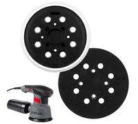 Plato de Lija 125 mm de 8 Agujeros para Bosch PEX 300 AE / 400 AE, Disco de Lijado Profesional con Hook y Loop, Interface Lijadora Repuesto de Gancho y Bucle