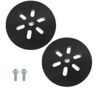 Plato de Lija de 150mm con Hook y Loop Compatible con Bosch GEX 150, GEX 150 AC y GEX 150 Turbo Lijadoras Orbitales por Poweka (2 Piezas)