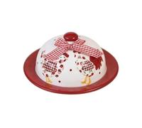 plato de mantequilla con tapa, Plato de mantequilla con lazo en relieve, platos postre Sushi dibujos animados for el hogar, bonita caja redonda queso tapa