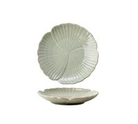 Plato De Merienda Plato de postre Retro, plato de cerámica chino for fruta, plato for galletas for sala de estar, Ideal for fiestas y entretenimiento Platos De Aperitivo(B)