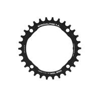 Plato de MTB 4bra d.104 ta one 30dts mono negro mate de aluminio para shimano -