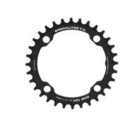 Plato de MTB 4bra d.104 ta one 32dts mono negro mate de aluminio para Shimano -