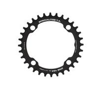 Plato de MTB 4bra d.104 ta one 32dts mono negro mate de aluminio para Shimano -
