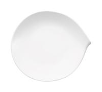 Villeroy & Boch Flow Plato para pan, 20 x 17 cm, Porcelana Premium, Blanco