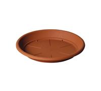 Plato De Polipropileno Color Terracota Cm 40 01011 Marrón Teraplast