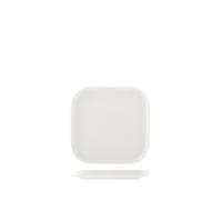Plato De Porcelana Cuadrado, Blanco, Madrid, 17Cm, H&H