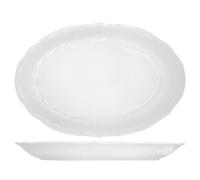 Plato De Porcelana Salzburg Blanco Ovalado 35 Ci Seltmann