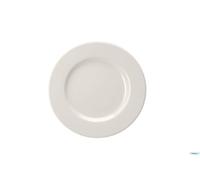 Plato de porcelana Saturnia Ischia, blanco, 21 x 21 x 2 cm