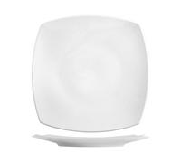 Saturnia Tokio Plato Cuadrado, Porcelana, Blanco, 31x31x4 cm