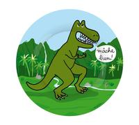 Plato de postre para bebé petit jour les dinosaures tyrannosaure 20 cm