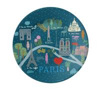 Plato de postre para bebé petit jour plan de paris le paris d'émilie 20 cm