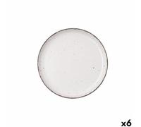 Plato de Postre Quid Duna Beige Cerámica 20 x 2,5 cm (6 Unidades) - Marca: Quid - EAN: 8414793721981