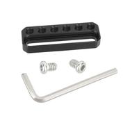 Plato de queso pequeño con ranuras avellanadas de extensión de rosca de 1/10.2 cm-20, accesorios de placa base de queso, configuraciones, adaptador de fotografía de aluminio