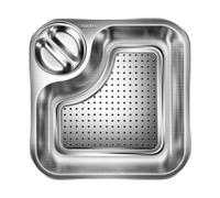 Plato de raviolis para aperitivos, plato de raviolis escurridor,Plato de raviolis extraíble Bandeja de raviolis de doble capa de acero inoxidable | Bandeja de servir con filtro de agua, plato de