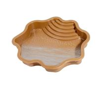 Plato de remojo para reptiles, comedero de agua de tortuga con rampa, platos de comida y agua para decoración de hábitat de lagarto, accesorios de decoración de hábitat, plato de agua, hábitat para