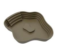 Plato de Reptil, tazón de Reptil,Plato de Comida de | Piscina de Piscina de Plato de remojo con Escalera para Accesorios de hábitat de Reptiles