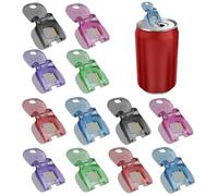 PLATO DE RINGURA CAN APRENDER -12 Piezas puede Tour Top Ring Opener Tool | Herramienta de pestaña Manual Bottle Pull | Abrores de botellas de múltiples usos para actividades al aire libre de cocina Fi