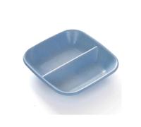 Plato de salsa Condimento Plato Salsa Vinagre Encurtidos Aperitivos Platos Pequeños con(Blue)