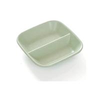 Plato de salsa Condimento Plato Salsa Vinagre Encurtidos Aperitivos Platos Pequeños con(Green)