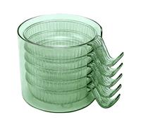 Plato de salsa, juego de platos de salsa con caja, juego de platos de condimento, para cocina, comedor, aperitivos, barbacoa, fiesta, hora del té, hornear