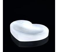 Plato de selenita natural tallada en bruto con cuadrícula de cristal de cuarzo Fengshui, multiestilo, chakra mineral de cuarzo para decoración del hogar, curación