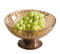 Plato de servir aperitivos, bandeja de almacenamiento de postres, plato de frutas, plato redondo, bandeja de tés para frutos secos, dulces, aperitivos, organizadores para fiestas