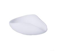 Plato de silicona apto para alimentos para medición de café con forma a prueba de derrames, base plana y geometría optimizada de agarre (blanco)