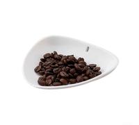 Plato de silicona para granos de café para báscula de espresso, bandeja dosificadora antideslizante con reducción estática para accesorios de barista, blanco (blanco)
