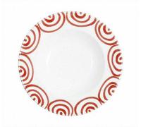 Plato De Sopa Gourmet Gmundner Cerámica Rojo Llamado D: 24 Cm / H: 4 Cm