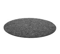 Plato de tocadiscos Premium de 2 "Mat I - Vibración Phile Pad para reproductor de discos - E (NEGRO)