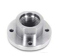 plato de torno de madera, Panel de mandril de torno for carpintería, 1Incn X8TPI, placa frontal de brida, accesorios for torno de carpintería(75mm (1 8tpi))