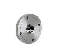 plato de torno, Placa frontal de mandril de torno de madera de acero, placa frontal de brida de rosca M33 X 3,5mm/1"X 8TPI/M18 X 2,5mm, herramientas de torneado for carpintería(75mm M33x3.5)