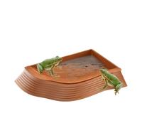 Plato de tortuga soak - piscina eficaz para reptiles | Tortugas extraíbles - Cuencos de agua para alimentos | Accesorios decorativos para hábitat de reptiles | Cuenco de agua para tortuga para el baño