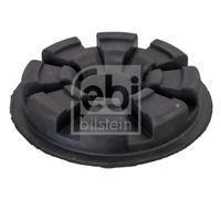 Plato del resorte Eje trasero izquierda Caucho 172625 FEBI BILSTEIN para RENAULT