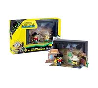 Plató El Viejo Oeste de Minions & Monsters de Illumination - 3 platós coleccionables Que se conectan para Crear tu producción de Hollywood - Incluye 2 Minifiguras y 3 Accesorios temáticos