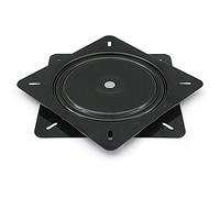 PLATO GIRATORIA ALBORA CUADRADO 330x330 NEGRO (Soporta 300kgs. aprox.)