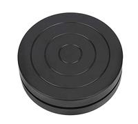 Plato Giratorio de Cerámica Rueda para esculpir 4.52 pulgadas de diámetro Plástico Doble lado Rueda de plástico Cerámica Pequeña mesa de rotación de clase de arte