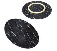 Plato giratorio de madera Lazy Susan de 360° para cocina y mesa de comedor, diámetro de 100 cm, perfecto para servir y organizar alimentos