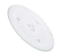 Plato Giratorio de Vidrio para Microondas 31,5cm, Redondo | Vidrio Templado, Superficie Lisa sin Recubrimiento, Compatibilidad, para Cocina Doméstica y Manejo Seguro